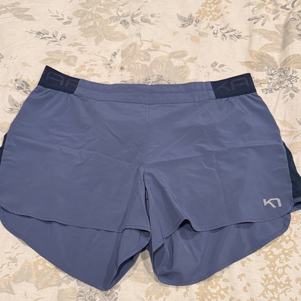 Kari Traa Dark Blue Athletic Shorts - Nora 2.0 4in - Color Moon